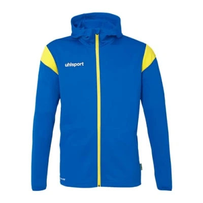 Afbeelding van Uhlsport Squad 27 Jas Met Kap Heren Azuurblauw / Limoen Maat: XL