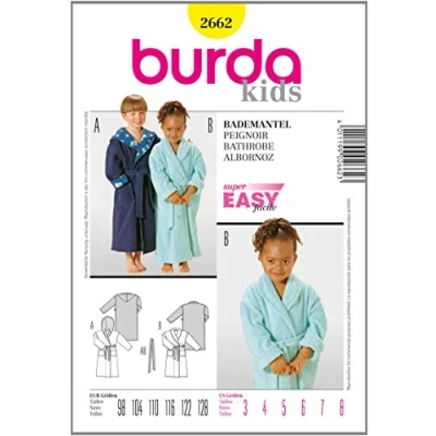 Afbeelding van Burda Naaipatroon 2662 Badjas in variaties