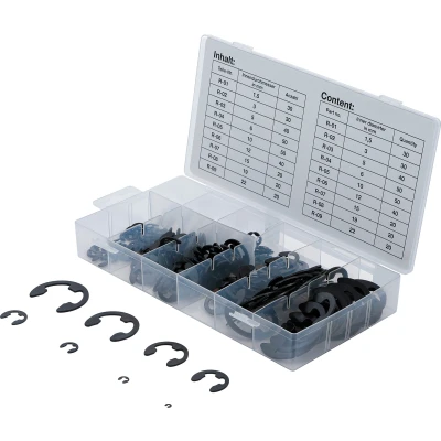 Afbeelding van BGS E borgring assortiment 1,5 22 mm 300 delig