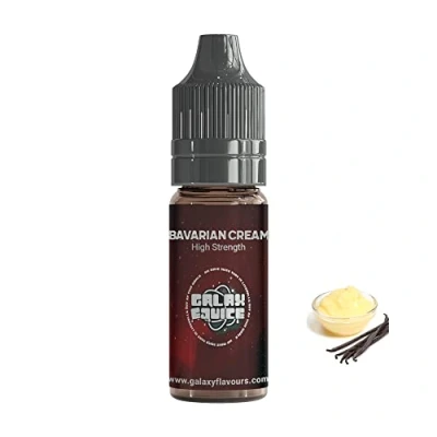 Image de Crème bavaroise haute résistance Plus de 230 Saveurs alimentaires Galaxy Flacon 50 ml