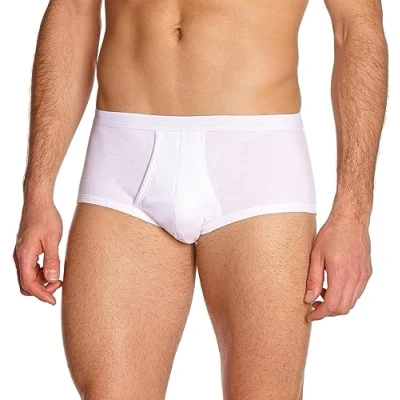 Image de Slip Taille haute ouvert Les Classiques Blanc 7