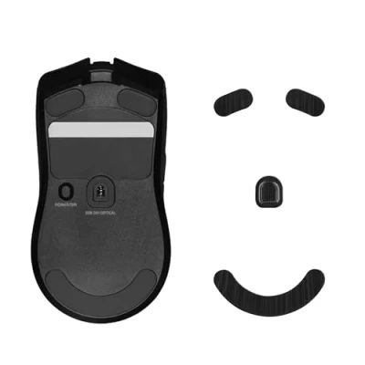 Afbeelding van kwmobile muis voeten sticker geschikt voor Razer Viper V2 Pro Computermuis glijder Stickers in zwart