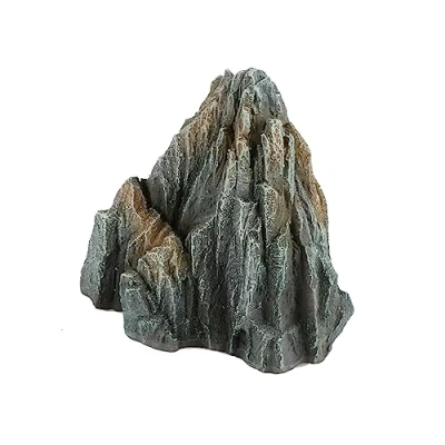 Afbeelding van Aqua Della Aquariumdecoratie Vissen Patagonia Rots S 11x8x10,7cm Antraciet 1st