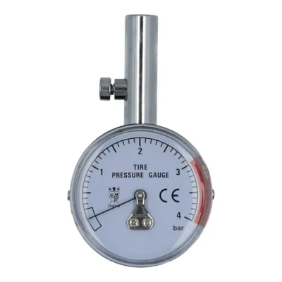 Image de Carpoint manomètre pour pneus Professional analogique noir/argent
