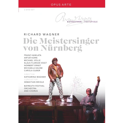 Afbeelding van Florian Vogt &amp; Hawlata Korn Bayreuther Festspiele Wagner: Die Meistersinger Von Nürnberg (2 DVD)