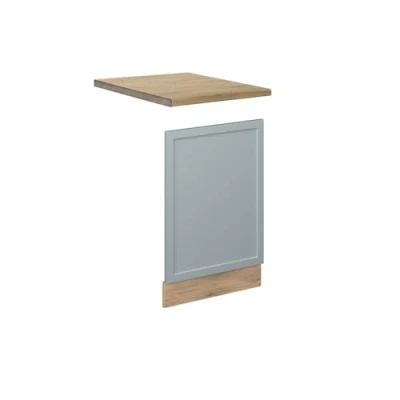 Afbeelding van Vicco Fame Line frontpaneel lichtblauw/grijs 45 cm AP eiken