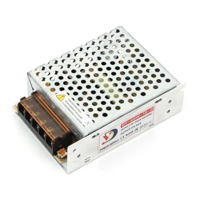 Afbeelding van Jandei Voedingstransformator 110/220 V AC naar 12 DC 60 W 5 A, binneninstallatie IP20, voor ledband, neon of apparaten met lage spanning