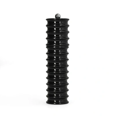 Afbeelding van Addison Ross Twister peper of zoutmolen H24cm zwart