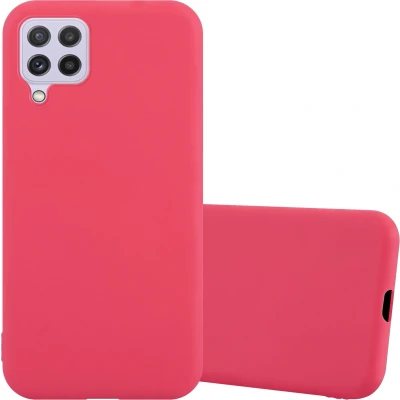 Afbeelding van Cadorabo Hoesje geschikt voor Samsung Galaxy A22 4G / M22 M32 in CANDY ROOD Beschermhoes gemaakt van flexibel TPU silicone Case Cover