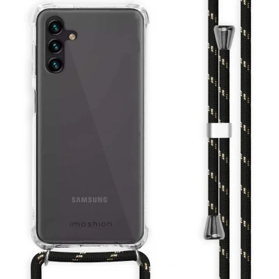 Afbeelding van iMoshion Hoesje Geschikt voor Samsung Galaxy A13 (5G) met koord Backcover Transparant