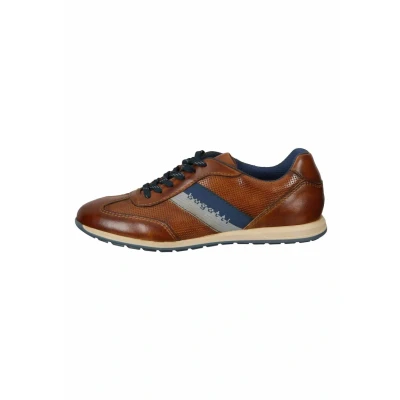 Afbeelding van bugatti SCHNÜRER Sportieve veterschoenen, Heren, Maat: 45, Cognac Leer