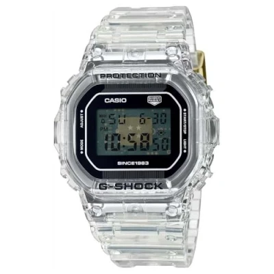 Afbeelding van G SHOCK 40TH Anniversary Sekleton Remix Unisex Digitaal horloge, Maat: One Size, White/transparent