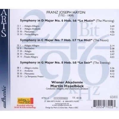 Afbeelding van Haydn: Symphonies Nos. 6 8, Le Mati