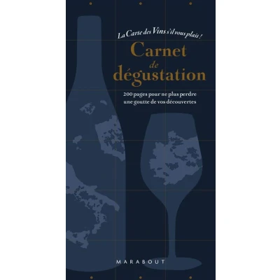 Image de Carnet de dégustation La carte des vins s&#039;il vous plait