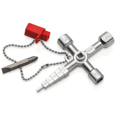 Afbeelding van Knipex 00 11 04 Profi Key schakelkastsleutel met vlakken vierkant