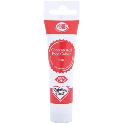 Afbeelding van Rainbow Dust Red ProGel Levensmiddelenverf, 25 g