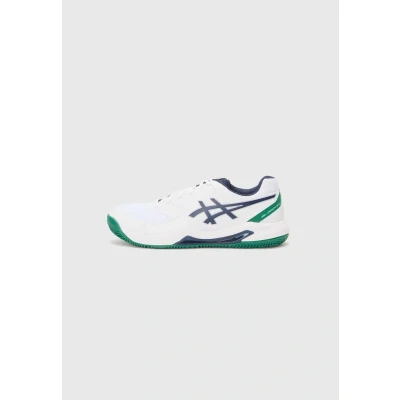 Afbeelding van Asics GEL Dedicate 8 CLAY Tennisschoenen voor kleibanen, Heren, Maat: 40, White/midnight Imitatieleer/ textiel