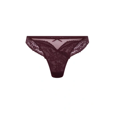 Afbeelding van Hunkemöller Dames Lingerie String Isadora Rood maat XS