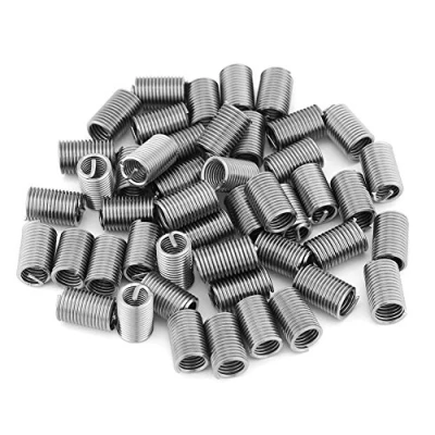 Afbeelding van 50 stuks schroefdraad reparatie insert lengte M6 x 1,0 3D roestvrij staal SS304