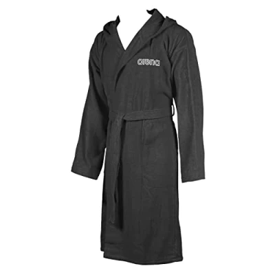 Afbeelding van Arena Unisex Zeppelin Badjas, Maat: Large, Asphalt