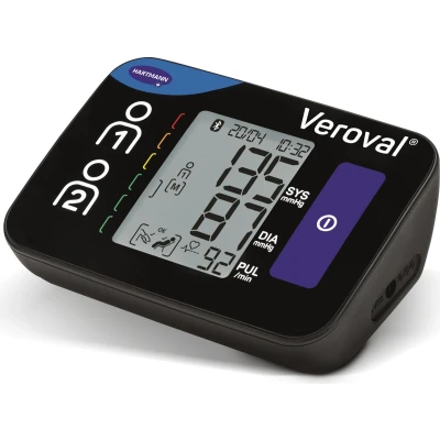 Afbeelding van Veroval® Compact+ bloeddrukmeter bovenarm met automatische 3 voudige meting die boezemfibrilleren detecteert, geschikt bij zwangerschap