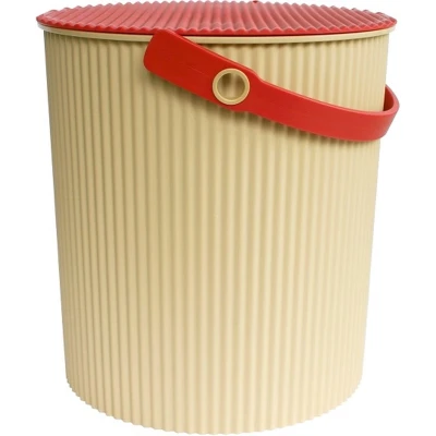 Afbeelding van Hachiman Omnioutil Opbergemmer L Beige/Rood
