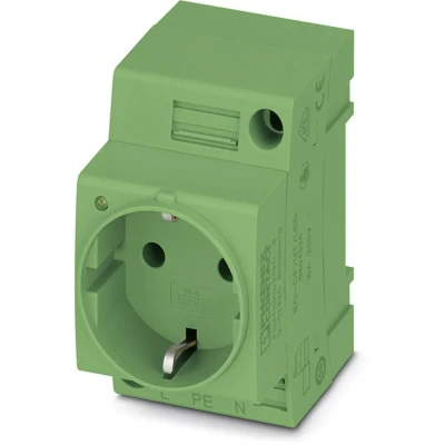 Afbeelding van Phoenix Contact EO CF/UT/LED/GN Schakelkastcontactdoos Groen 1 stuk(s)