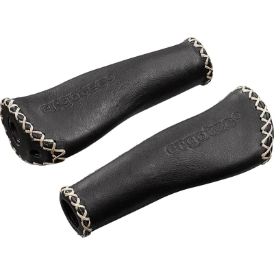 Afbeelding van Ergotec Handvat Monaco Als 09/2 135 Mm Leer Zwart