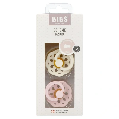 Image de Bibs 2 Sucette Boheme Duo Ivory&amp;blossom