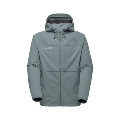 Afbeelding van Mammut Ultimate Comfort SO Hooded Softshelljas, Heren, Maat: Small, Strata