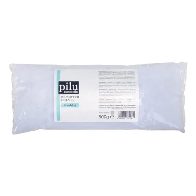 Afbeelding van pilu cosmetic Zak met 500 g blauw bleekpoeder, stofvrij, zacht blond tot 7 tinten, ultrasterk, anti vergeling (comfort zonder