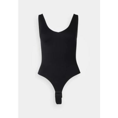 Afbeelding van MAGIC Bodyfashion dames Everybody naadloze stringbody in de kleur Zwart, maat: M