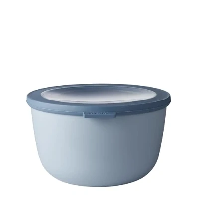 Image de Mepal Bol Multifonction Cirqula Rond Boîte Conservation Alimentaire avec Couvercle Convient comme de Hermétique pour le Réfrigérateur, Micro ondes &amp; Congélateur 2000 ml Nordic blue