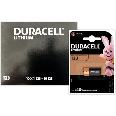 Afbeelding van Batterij Duracell 1xCR123 high power lithium