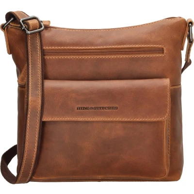 Afbeelding van Hide &amp; Stitches Japura Crossbody Schoudertas 100% Leder
