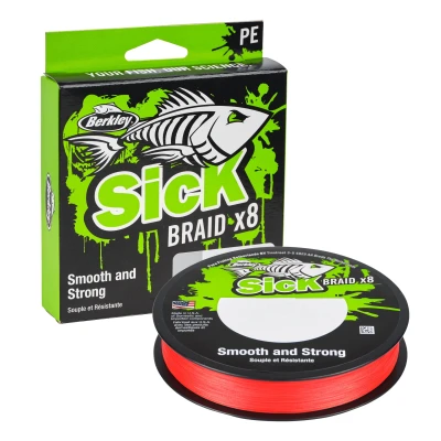 Image de Tresse Berkley Sick Red 0.06mm / 5.4kg (300m) pêche