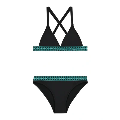 Afbeelding van Shiwi Zomer bikini meisjes zwart Luna triangel set