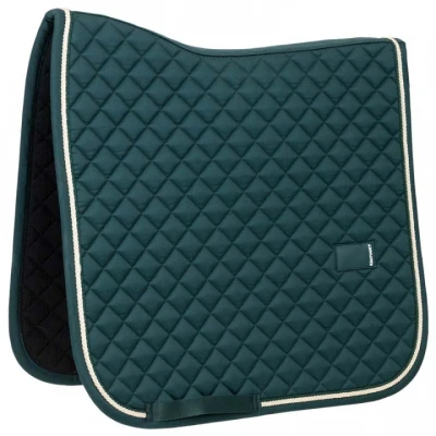 Afbeelding van Zadeldoek diamond rope dressuur dannengroen