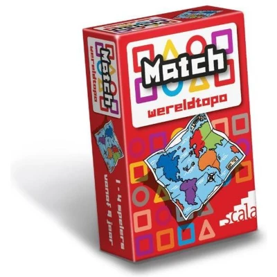 Afbeelding van Scala Match Wereldtopo Educatief Kaartspel