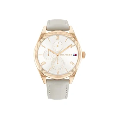 Afbeelding van Tommy Hilfiger Horloge grey/rosegoldcoloured, Dames, Maat: One Size, Grey/rosegold coloured