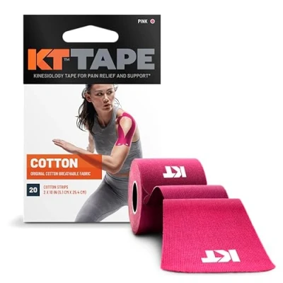 Afbeelding van KT Tape Orignal, Pre Couper, 20 strepen, katoen, roze