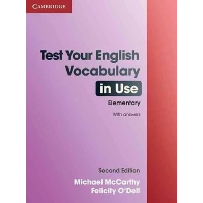 Afbeelding van Test Your English Vocabulary in Use Elem book with answers