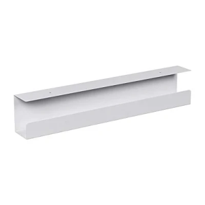 Afbeelding van Monoprice Workstream Collection Kabelbinder van staal met voeding en draadbeheer, wit