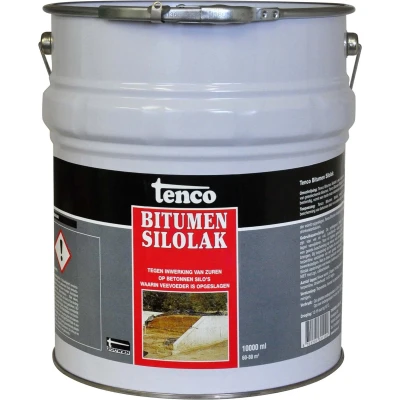 Afbeelding van Tenco Bitumen Silolak 10 ltr