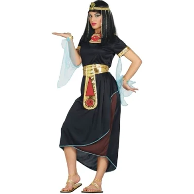 Afbeelding van Fiestas Guirca Kostuum Cleopatra zwart maat L (42 44)