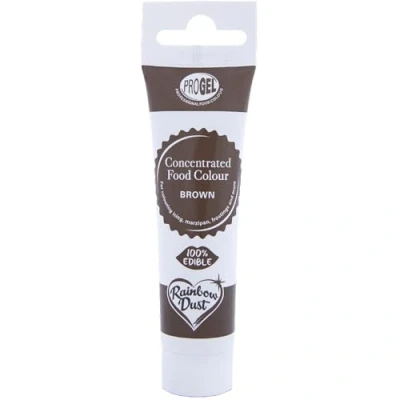 Afbeelding van Rainbow Dust ProGel Professionele levensmiddelenkleurstof (bruin, 25 g)