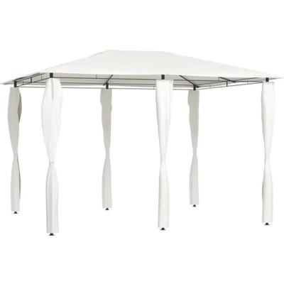 Afbeelding van Prieel met paalhoezen 160 g/m² 3x4x2,6 m crèmekleurig