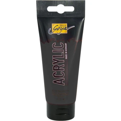 Afbeelding van Solo Goya Antraciet Glitter Effect Acrylverf 100ml tube Hoge kwaliteit A merk