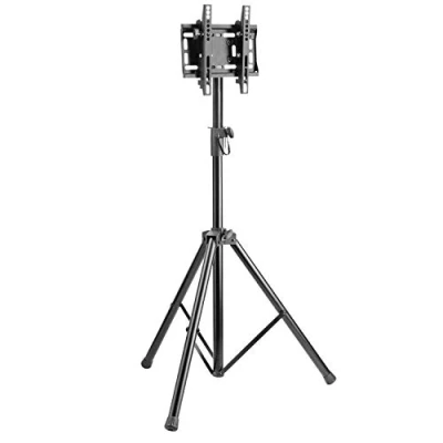 Afbeelding van RICOO FS0822 Draagbare TV statiefhouder 23 42 inch (ca. 58 107 cm) Draagbaar kantelbaar in hoogte verstelbaar universeel Tele meubel op poten VESA 200 x