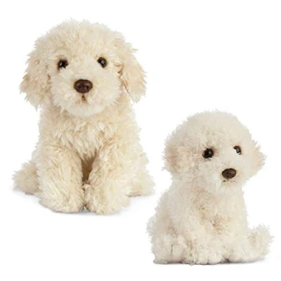 Afbeelding van Living Nature Pluche hond en puppy